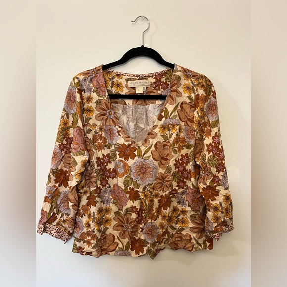 Flowy floral blouse - Picture 1 of 2